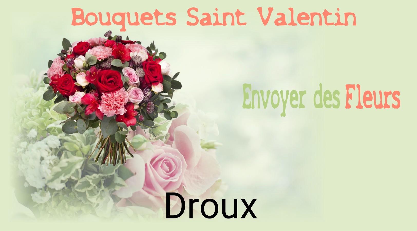 Roses de Saint-Valentin livrées à Droux